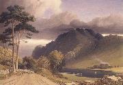George Fennel Robson Loch Lubnaig,Perthshire (mk470 USA oil painting artist